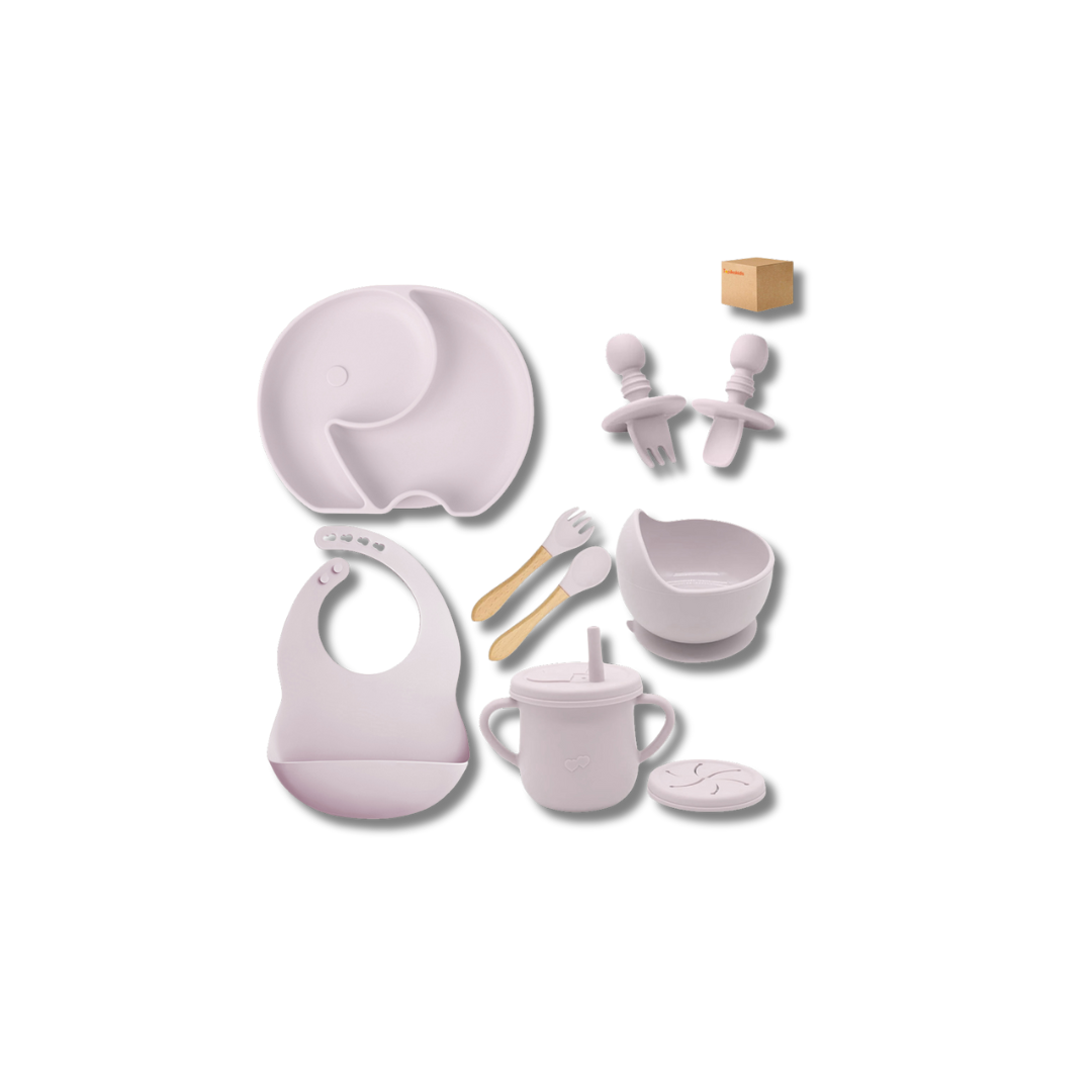 Complete Silicone Feeding Set (5 Piece)